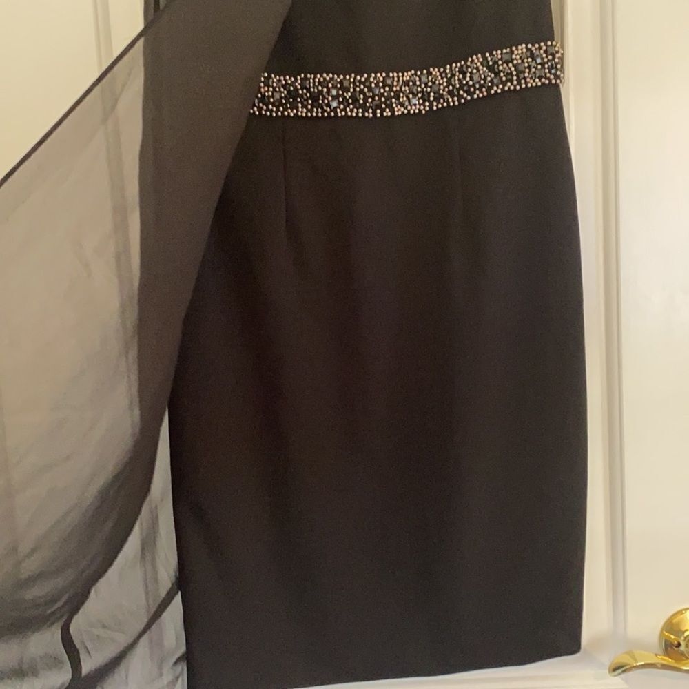 SLNY black short cocktail missy dress New size 6 - Picture 3 of 3